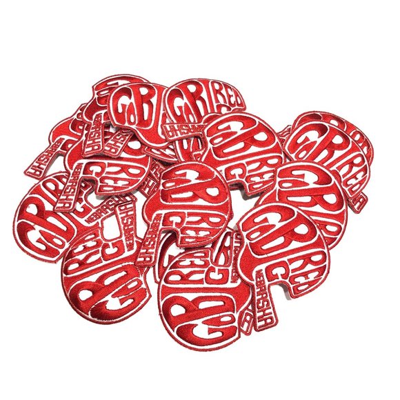 Go Big Red Nebraska Cornhuskers Team Helmet Patches Bundled Deal 10Pc - Picture 1 of 4